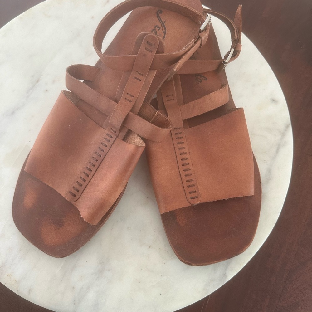 Brown Leather Sandals